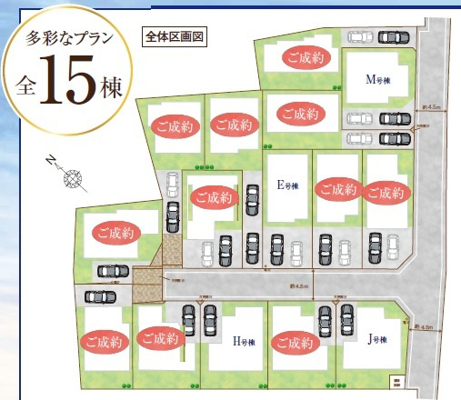市川市大野町３丁目の区画図
