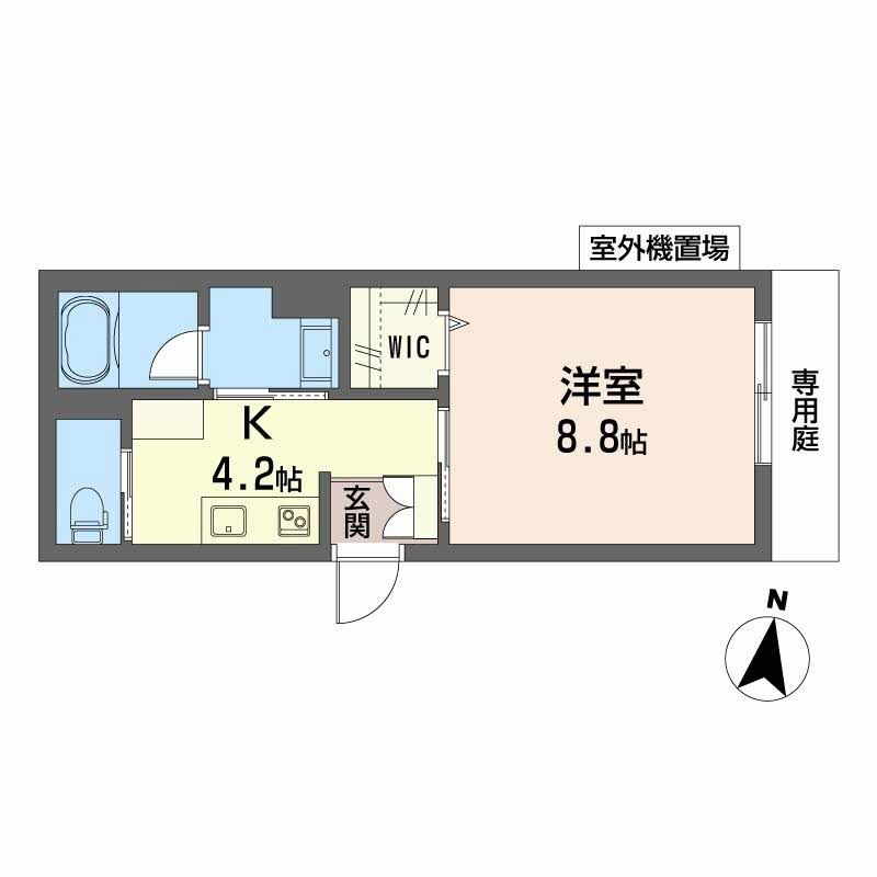 シャーメゾン リヴィエール小津の間取り