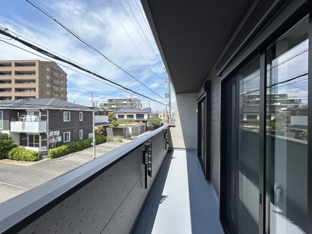 【一宮市柳戸町 限定1邸】42坪×庭付き×長期優良住宅のバルコニー