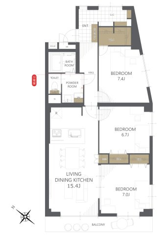 東戸塚マンションの画像