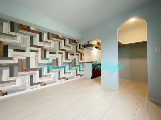 藤沢市本町２丁目のアパートの居間・リビング|使いやすいリビングになります♪