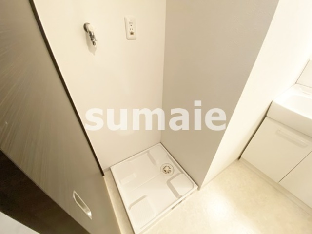 フローリッシュの洗面所|室内洗濯機置き場です☆