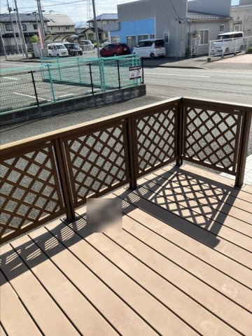 サニーハイツ　Ｂのバルコニー