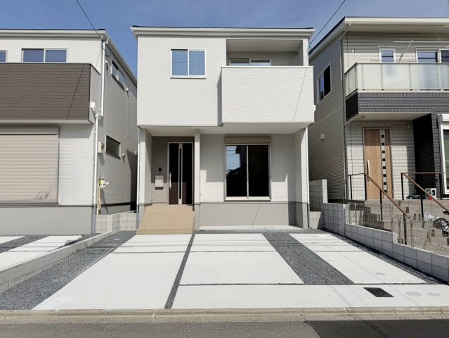 大原野上里男鹿町　Ⅰ期２号地の外観|『即ご入居可能！』
繋がるコミュニティが魅力の分譲地。お子様がいるご家庭同士で見守りあいながら子育てできる環境にも◎（R8.2撮影）