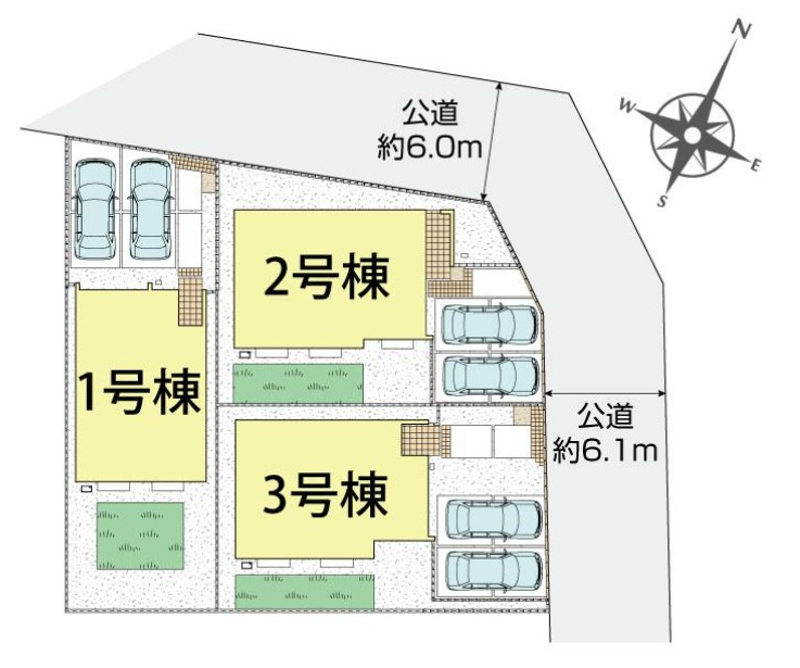 袖ケ浦市長浦駅前７丁目の区画図