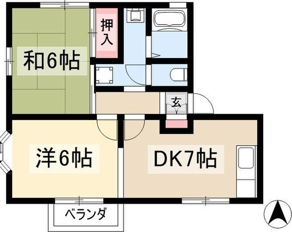 アルタ　ビスタ　A棟の間取り