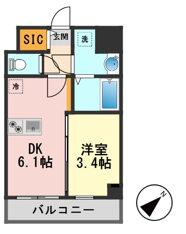 ファミルート小岩の間取り