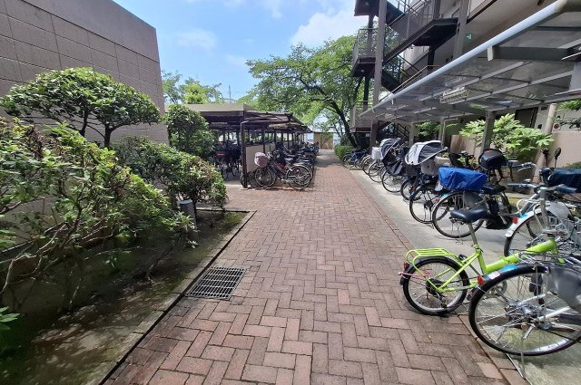 朝日プラザ松原IIの駐輪場|駐輪場