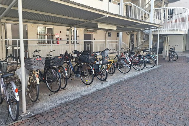 カルム堺B棟の駐輪場|駐輪場