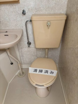 ゆったりとした空間のトイレです