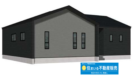 糟屋郡宇美町とびたけ３丁目２期　１号棟の外観パース