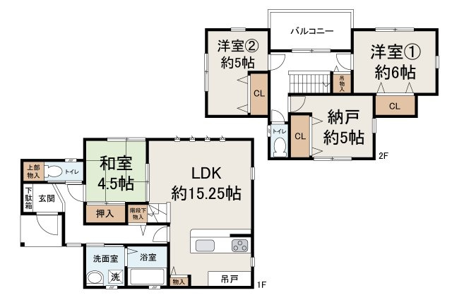 和泉市舞町の間取り|現状でのお引渡し。定額リフォームパック（オプション）利用可。詳細はお問合せください。