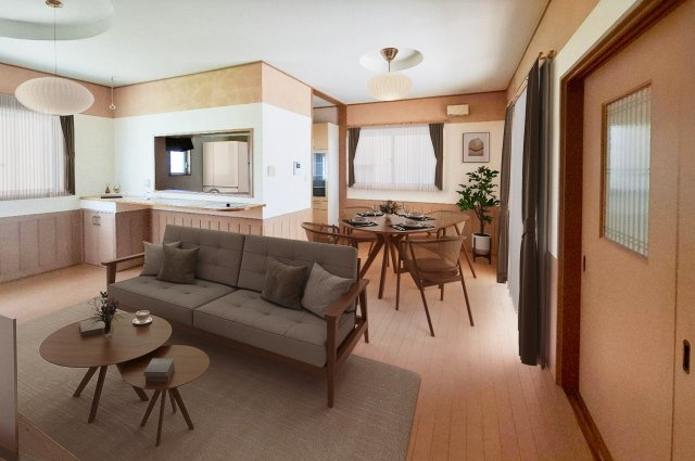 和泉市唐国町１丁目の居間・リビング|LDK