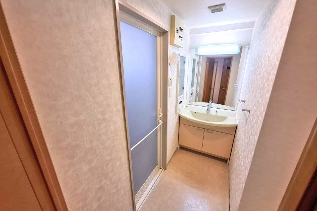 プリグレイス岸和田の独立洗面台|洗面室