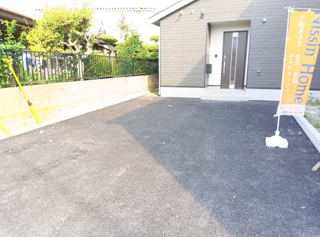 筑西市二木成　第2　4号棟の庭