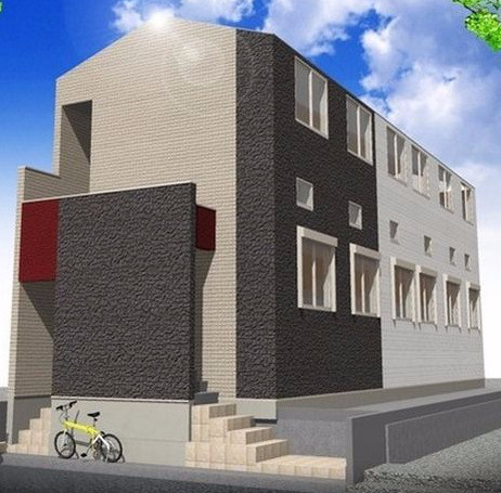 シャンブル東新宿の外観パース|シャンブル東新宿外観パース