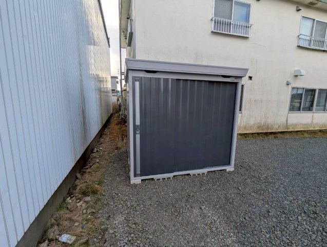 釧路町若葉4丁目　フルリノベーション済中古住宅の庭|物置も設置済