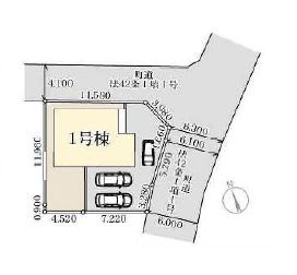 野木町若林　第２の区画図