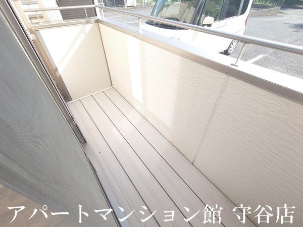 パークヒルズきぬの里　Ⅱのバルコニー