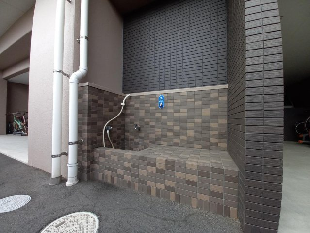 ペット足洗い場