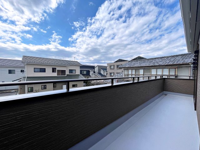 新築戸建・新築建売　いわき市泉玉露1丁目1期　のバルコニー