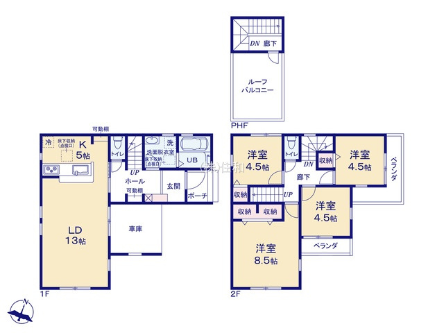 【新築分譲住宅】富士見市渡戸1丁目