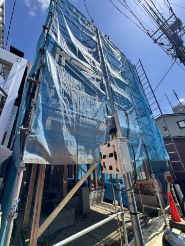 【前面道路含む現地写真】 | 大田区西六郷4丁目　新築戸建