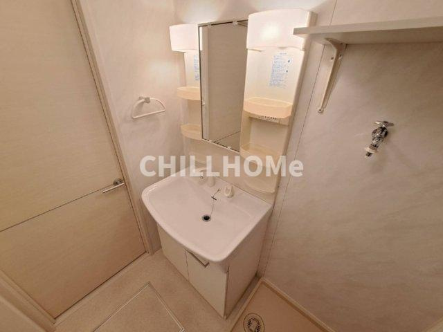 モアクレストＦ　Ⅱの洗面所|当社、チルホームのHPもご覧ください(^^)/物件情報多数♪