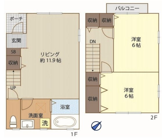 【間取り】 | 鴻巣市天神5丁目　中古戸建　