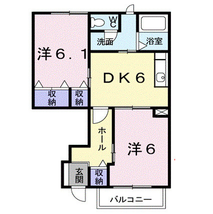 さくらヒルズの間取り