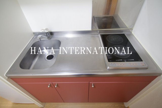 レオパレス橙のキッチン