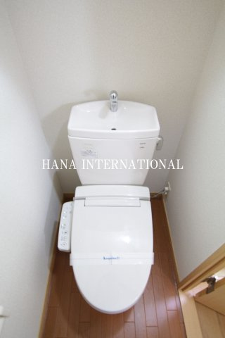 レオパレス橙のトイレ