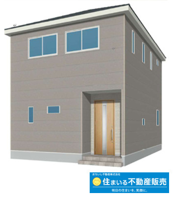福岡市東区高美台第６　１号棟の外観パース