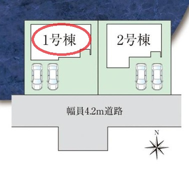 【区画図】 | ファーストタウン生駒郡第４斑鳩町目安北 | 区画図