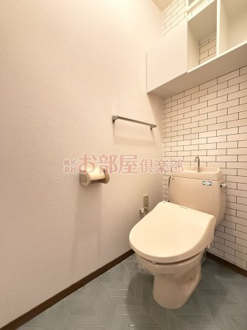 ドミールパーク江崎　１のトイレ|シンプルで使いやすいトイレです