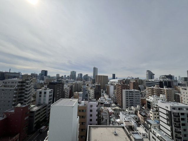 チラッと東京ドームが見えるのがポイントです！