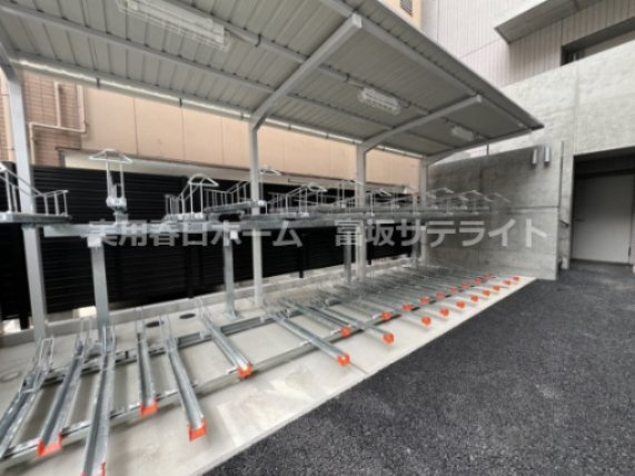 こちらは駐輪場です！