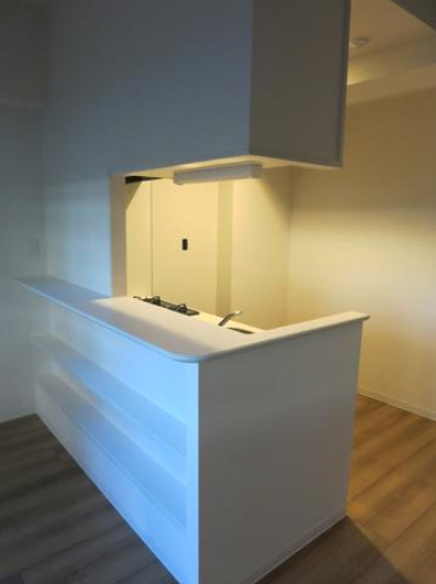 ベルメゾン若林のキッチン|お部屋から見たキッチンです