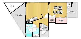 阪上ビルの間取り