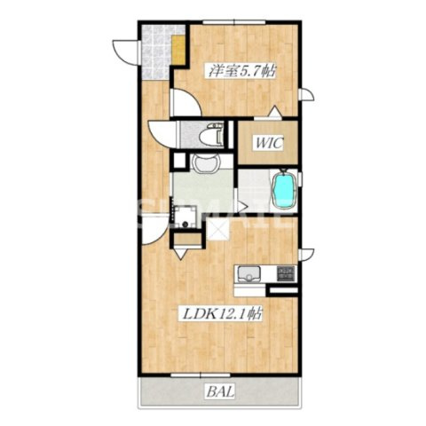ハピネスⅡの間取り|間取りです