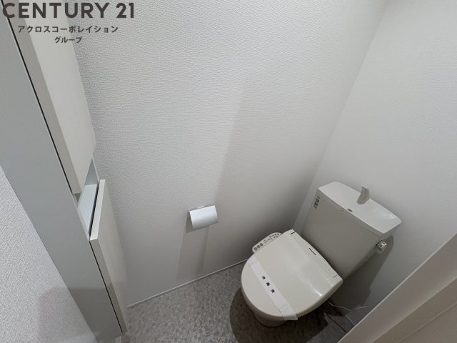 ゆったり落ち着けるトイレです