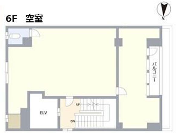大阪市中央区西心斎橋２丁目の店舗事務所の間取り