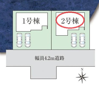 【区画図】 | ファーストタウン生駒郡第４斑鳩町目安北 | 区画図