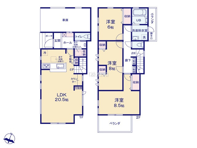 【新築分譲住宅】富士見市渡戸1丁目