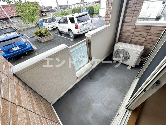 プリマヴェーラのバルコニー|高崎、前橋のお部屋探しはエンドスケープまで！お客様の理想お聞かせ下さい♪