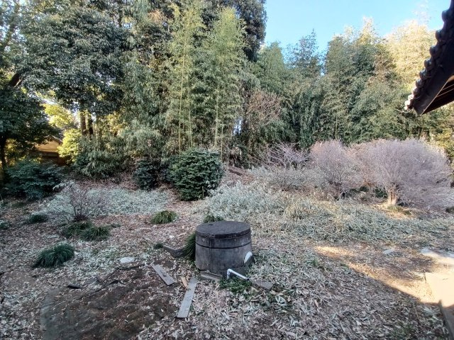 東松山市上野本土地627坪の外観|山林部分（井戸あり）