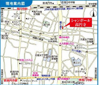 【地図】 | シャンボール高円寺