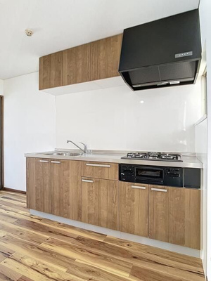 【キッチン】 | オーク芦花公園 | 2口ガスコンロ設置可能