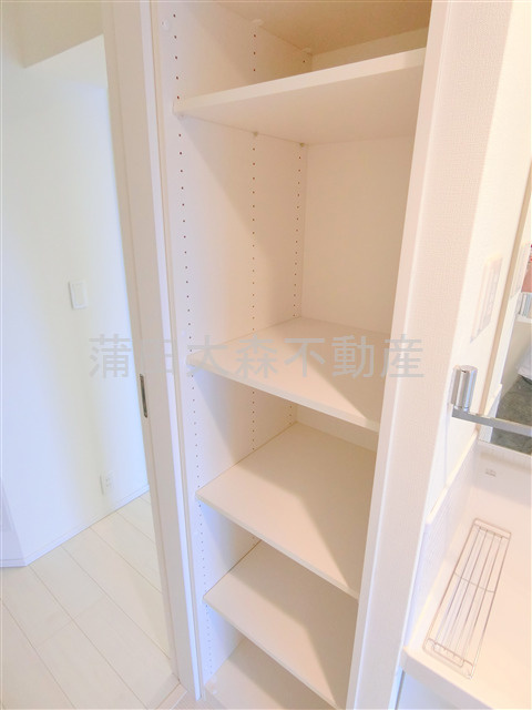 ステージグランデ蒲田アジールコートの収納|洗面棚収納