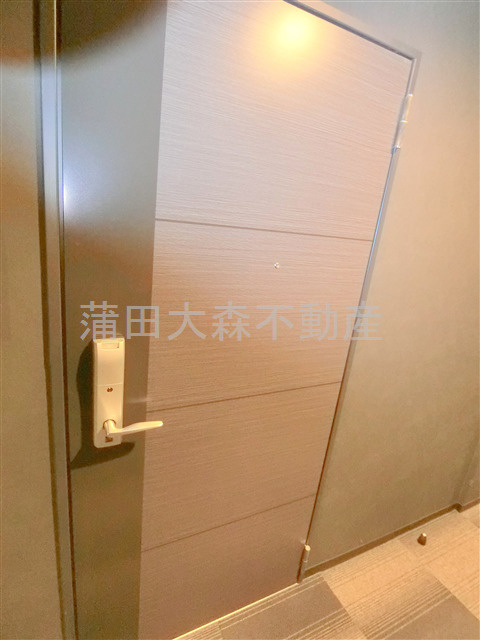 ステージグランデ蒲田アジールコートの玄関